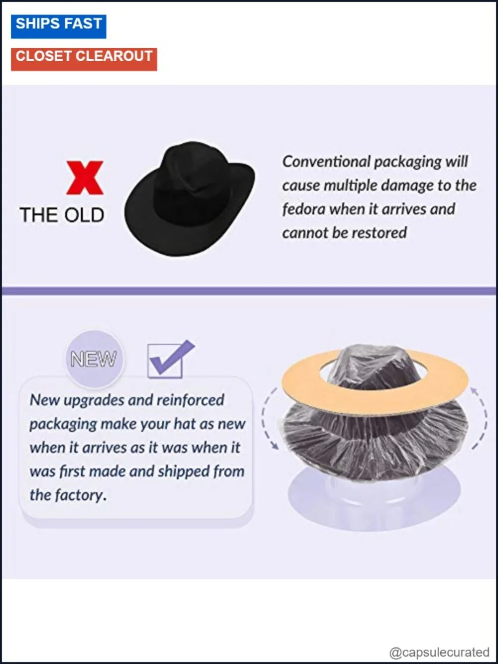 Wide Brim Fedora Hat for Men Women Two Tone Dress Hat Felt Panama Hat Adjustable